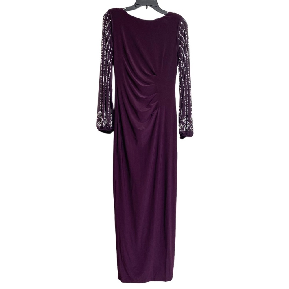 Marina Beaded long sleeve Dress